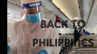 Back to Philippines part 1 inside the aircraft
