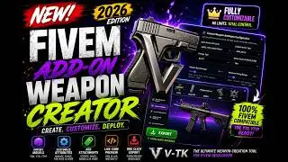 NEW 2026 FiveM Add-On Weapon Creator 🔥 Create Custom Weapons in Minutes!