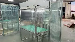 Portable Mini Dust Free Clean Room / Aluminium Modular Work Station For LCD Screen Repair Laptop fix