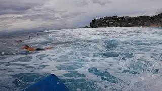 SURFING ULUWATU GOES WRONG (15 STITCHES AND AMBULANCE CALLED)
