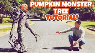 PUMPKIN MONSTER TREE TUTORIAL