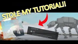 Somebody STOLE my AT-AT Tutorial!! /\ Roblox Plane crazy