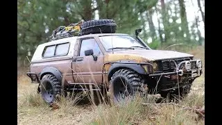 TOYOTA HILUX from TAMIYA - FEW DSLR SHOTS - EOS77D video sample - 4K