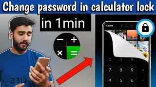 How to change password from recovery question | How to change password in calculator lock/vault app