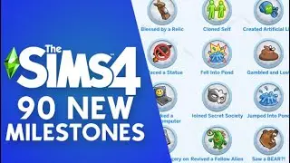 90 NEW MILESTONES FOR THE SIMS 4 💭 (MOD)