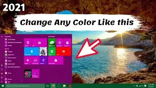 How to Change Start Menu Color | Customize Start Menu | Change Task Bar Color | Windows 10 | 11