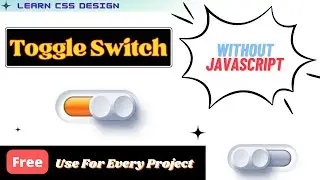 Designing The Toggle Switch Menu HTML CSS Without JavaScript: A Comprehensive Tutorial