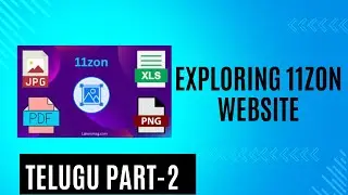 Exploring 11zon Website: Complete Telugu Guide Part-2 (2024) || Rs Learnings Telugu