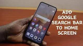 How to Add Google Search Bar to Home Screen in Android