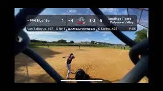 Kyle Serino: Pickoff #3 vs PPH-16