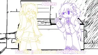Aliens || Blue [V2] but Satsuno and Shizuko sing it! || credits in desc