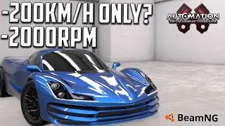 Lowest RPM, Highest Speed? - (Automation + BeamNG.drive)