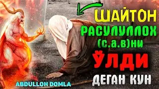Abdulloh Domla 2023-Шайтон Расулуллоҳ (с.а.в)ни ўлди деган кун! 🥹-Абдуллох Домла 2023 