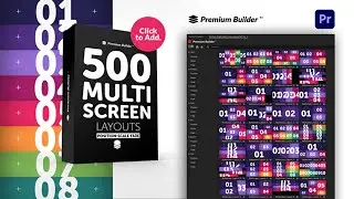 Multi Screen Layouts Pack ▶▷ Premiere Pro Trends ◁◀
