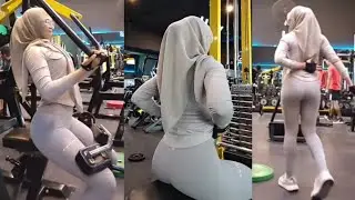 Try-On Hijab Sportswear Legging Set for Gym and Fitness