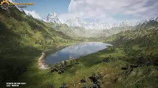 Unreal Engine 5 Real Landscape : Meadow cinematic