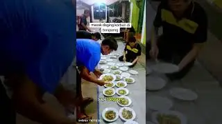 Acarane masak sapi di tongseng bareng temen perantauan seru, seneng mantap