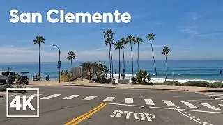 Driving a Scenic Beach Town in California | 4K Car Ambience