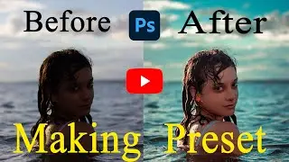 How to make Preset & effects  -  color gradient  -  Photo editing tutorial