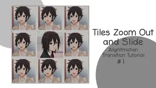 Tiles Zoom Out and Slide | Alightmotion Transition