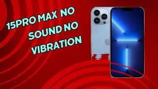 15 pro Max No sound repair