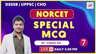 AIIMS Norcet | DSSSB | UPPSC | CHO | Special MCQ  | Staff Nurse & Nursing Officer |  Live MCQ  |