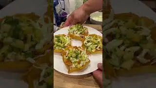Fast recipe: Shrimp Taco Bowls! Homemade tortillas!