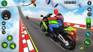 Mega Ramp BIKE Stunts Racing Impossible Tracks 3D #3 - Android Gameplay