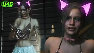 Resident Evil 2 Remake Claire Katz Outfit Gameplay and Cutscenes 1440p60