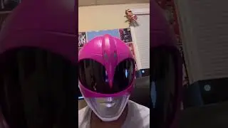 Power Ranger pink ranger collectable helmet