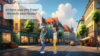 Lektion 3 - Deutsch lernen mit Dialogen - Die Stadt, wie finde ich den Weg?