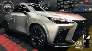 CQuartz Finest reserved (our top of line ceramic coating) on a Lexus NX350  Best of the best