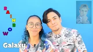 Fizemos a maquiagem RAINBOW GALAXY