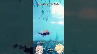 Genshin Impact 3.7 Fontaine Underwater Gameplay #Shorts