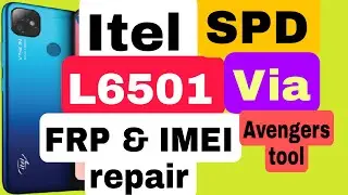 Itel L6501 IMEI Repair avengers spd tool #itelfrpbypass #frp #itel