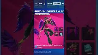 Fortnite Shrieking Star Quest Pack Harpy Haze Skin Item Shop!