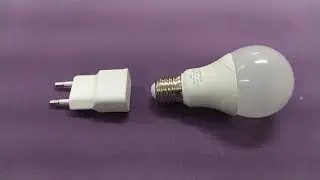 INVENÇÃO que Você vai PRECISAR - Não Descarte Lâmpada  Velha e Carregador - Faça sua LUZ NOTURNA!