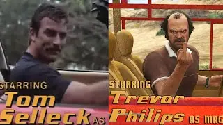 Magnum, P.I. starring Trevor Philips Side by Side Comparison