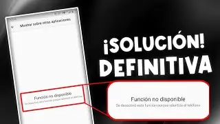 ¿cómo DAR el PERMISO de SUPERPOSICIÓN EN PANTALLA en ANDROID GO? ¡SOLUCIÓN!