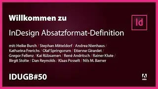 InDesign User Group Berlin #50 – InDesign Absatzformat-Definition