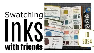 Swatches with Friends: Kobe inks are so cool, Dominant Industry, Platinum Citrus Black