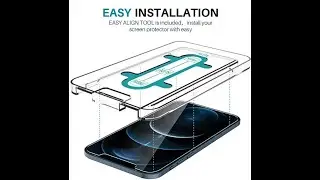 LϟK 3 Pack Screen Protector Compatible for iPhone 12 Pro Max 5G 6 7 inch Tempered Glass