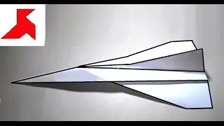 How to make a flying model of the Concorde passenger plane from A4 paper
