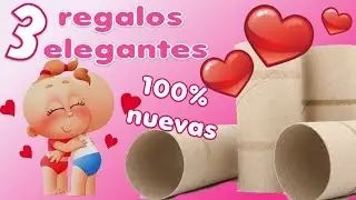 Manualidades de San Valentin fáciles ❤️ rollos papel higiénico Reciclaje regalos amor 14 de febrero