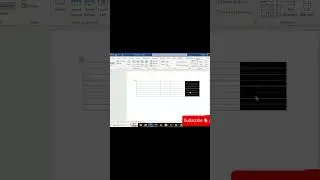 Add row or column in Table In MS word | MS Word | Adeel's Pen and paper