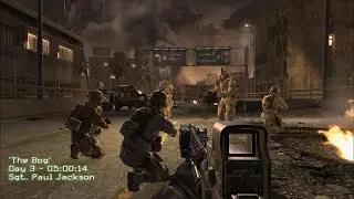 Call of Duty 4 : Modern Warfare -  Mission 6: Part 6: The Bog: PC GamePlay [Walkthrough] ACT 1