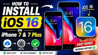 iOS 16 on iPhone 7/7 Plus – Download & Install Guide || iPhone 7,7+ iOS 16 Update