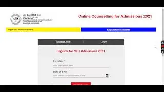 NIFT 2021 Counseling Registration (Started) - How to Check NIFT 2021 Counseling Registration Online