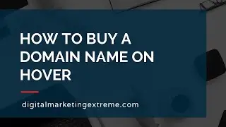 How to buy a domain name on Hover