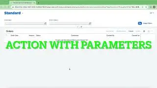 Action with Parameters in RAP | Behaviour Definition